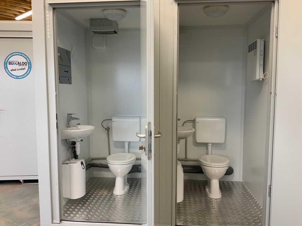 1+1 mains toilet unit