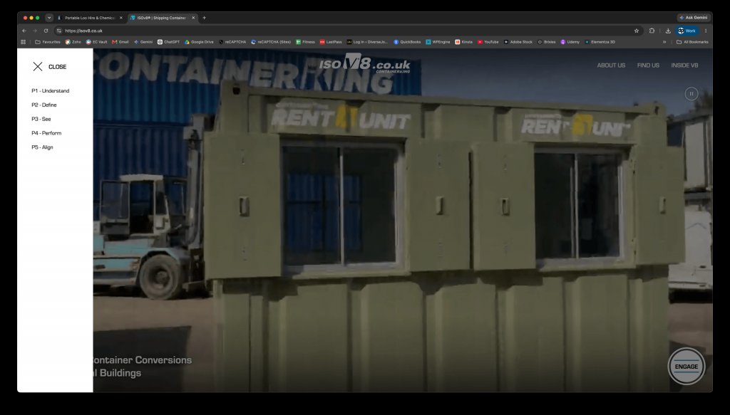 isoV8 website
